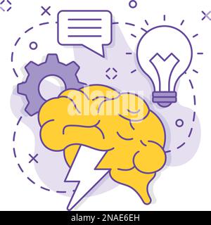 inspirational tips and tricks vector design, business corporation Joint partnerships Sales and Marketing management creative approach Concept Stock Vector