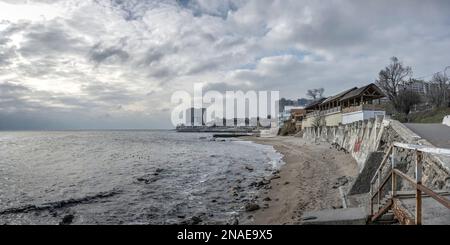 Arcadia city beach in Odessa, Ukraine Stock Photo