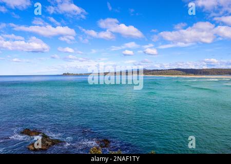 Looking out to Potato Point from Tuross Head. Stock Photo