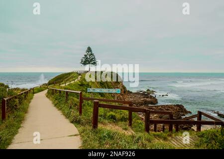 One Tree Point looking out to the ocean at Tuross Head. Stock Photo