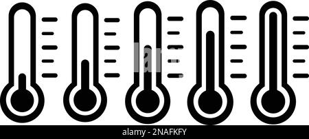 Thermometer cold and hot icon. Freeze temperature vector weather warm cool  indicator. Meteorology thermometers measuring heat and cold. Vector  illustration 8585452 Vector Art at Vecteezy