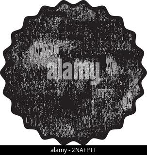 Black grunge rubber stamp on a white background Stock Vector