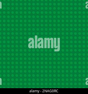 Green plastic construction plate. Seamless pattern background. Vector illustration Stock Vector