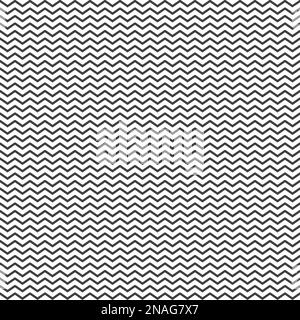 Zigzag seamless pattern background in black on a white background Stock Vector