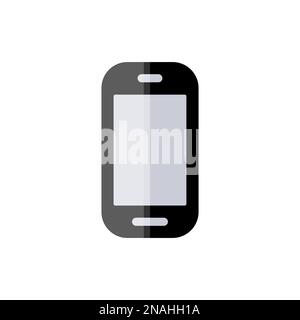 Simple vector icons. Flat illustration on a theme smartphone Stock Vector
