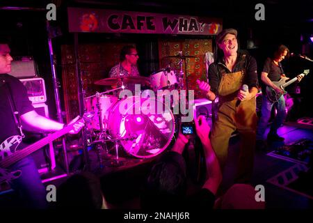 Van Halen members Wolfgang Van Halen, left, Alex Van Halen, David Lee