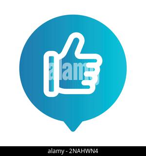 Simple vector icon like Stock Vector