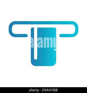 Simple vector icon bank card Stock Vector
