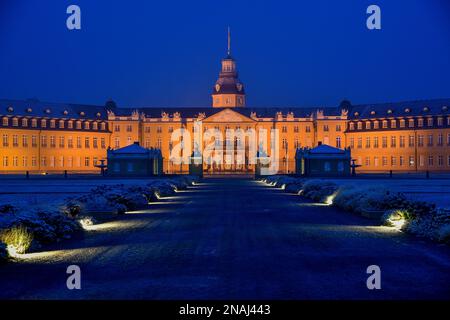 Karlsruhe Baroque Palace Karlsruhe Castle with blue sky, Karlsruhe ...