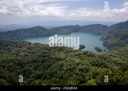 Ngozi (Ngosi) Crater lake in Mbeya, Tanzania, Africa. Second largest crater in Africa. Stock Photo