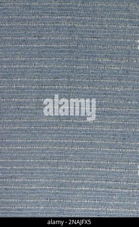 Cotton textile gray material close-up abstract defocused background. Stock Photo