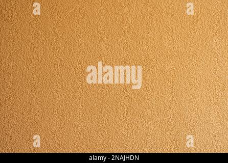 Abstract brown beige plastered surface background. Stock Photo