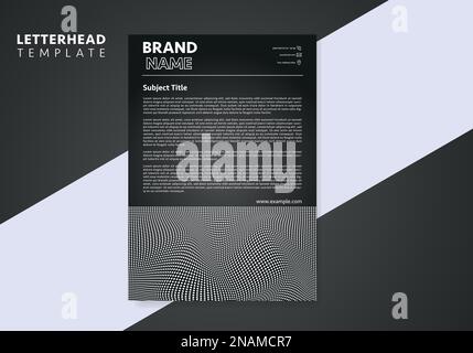Corporate modern letterhead design template. creative modern letter head design template for your project. letterhead, letter head, Business letterhea Stock Vector