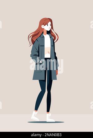 Fashion Clipart Photo Image - red-head-female-wearing-fashinable-clothes- clipart - Classroom Clipart