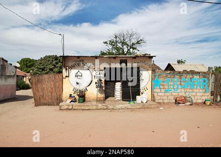 Toubacouta village in Senegal, West Africa Stock Photo