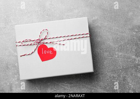 Red Big Heart Shaped Gift Box