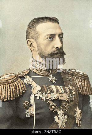 Grand Duke Konstantin Konstantinovich - grandson of the Russian Emperor Nicholas I Pavlovich. Stock Photo