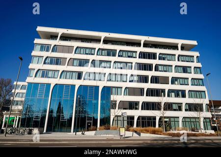 Heidelberg, Germany. 13th Feb, 2023. The headquarters of the building materials group 'Heidelberg Materials', formerly 'HeidelbergCement'. Credit: Uwe Anspach/dpa/Alamy Live News Stock Photo