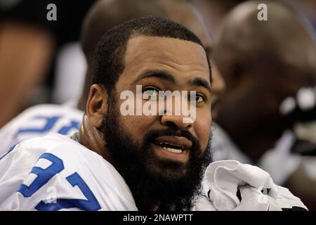 Dallas Cowboys defensive end Jason Hatcher (97) during a preseason