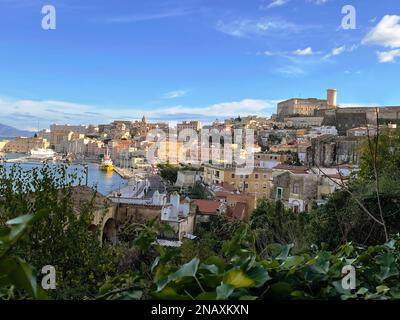 View over the Old Town of Gaeta, Italy Stock Photo