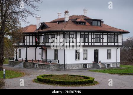 Institute for the Protection of Cultural Monuments on Kalemegdan in Belgrade, cultural center Stock Photo