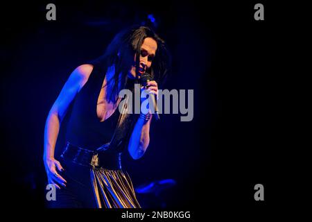 Milan, Italy. 10th Feb, 2023. Tarja Turunen the Raw Tour 23 live concert at Live Club in Trezzo sull'adda Italy Milan February, 10 2023 (Photo by Andrea Ripamonti/NurPhoto) Credit: NurPhoto SRL/Alamy Live News Stock Photo
