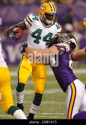 Minnesota Vikings Jared Allen tries to get the crowd to make noise during  the NFL game between the Detroit Lions and Minnesota Vikings Sunday Nov.  15, 2009.(AP Photo/Andy King Stock Photo 