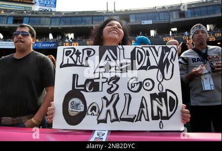 Al Davis, of the Oakland Raiders, holds a very rare Q & A session