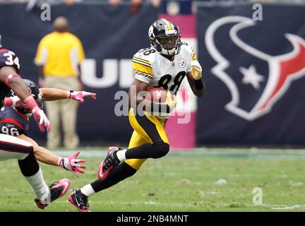 Pittsburgh Steelers wide receiver Emmanuel Sanders (88) is tackled