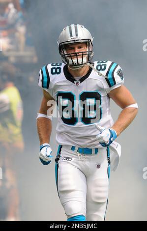 FILE – Carolina Panthers tight end Greg Olsen (88) watches during an NFL  football game against …