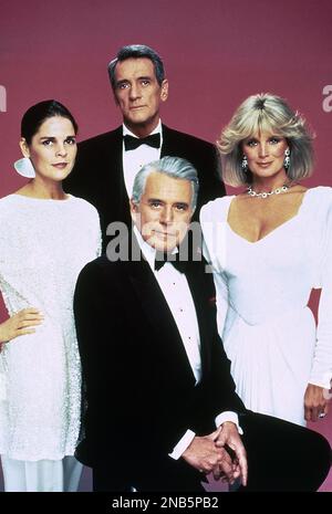 American actor John Forsythe in the movie Scrooged, USA 1988 Stock ...