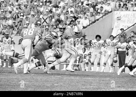 Ricky Bell of the Tampa Bay Buccaneers carries the ball against