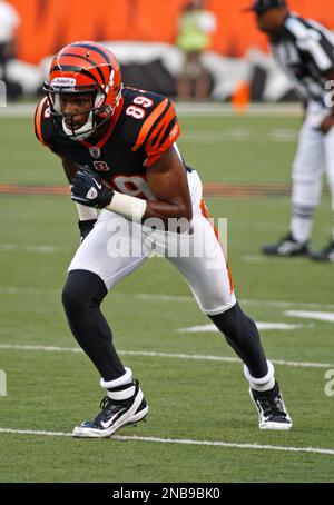 Jan. 7, 2012 - Houston, Texas, U.S - Cincinnati Bengals wide receiver  Jerome Simpson(89) expresses some emotion during the pre-game warmups.  Houston Texans defeated the Cincinnati Bengals in the playoff game 31-10