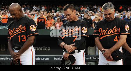 The Baltimore Orioles honor former player, coach, and executive