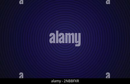 Dark Blue Circular Background Stock Vector
