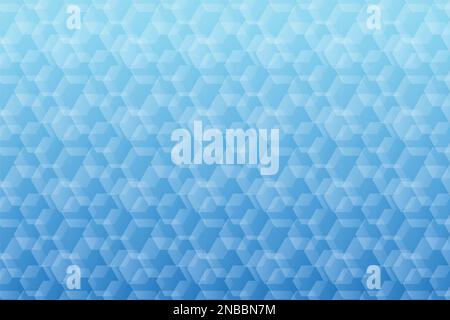 Light blue vector blurry hexagon background. An elegant bright illustration with gradient. Stock Vector