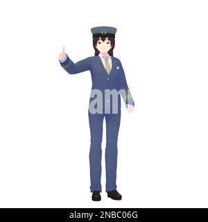 Female Driver, 3D model Stock Photo - Alamy