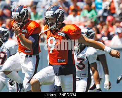 Brady Quinn taking some snaps with the first team in Denver Broncos  practice, reports Pro Football Talk 