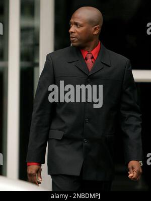 FILE - This Nov. 16, 2006, file photo shows track coach Trevor Graham  exiting the Federal building, in San Francisco. For 9.95 seconds, banned  track coach Trevor Graham just stared at his television, mesmerized by the  sprinter flashing past the finish line at