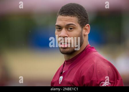 21 August 2010: Redskins safety LaRon Landry (30). The Baltimore Ravens  defeated the Washington Redskins 23-3 during their preseason game 'The  Battle of the Beltway' at FedEx Field in Landover, MD. (Icon