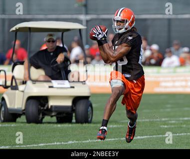 Cleveland Browns free agent running back Armond Smith catches a