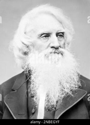 Samuel F.B. Moorse  (1791-1872), American artist and inventor of the single wire telegraph and co-inventor of the Morse code. (USA) Stock Photo