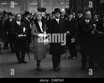 L-R: Nobuhito, Prince Takamatsu of Japan and his wife Princess ...