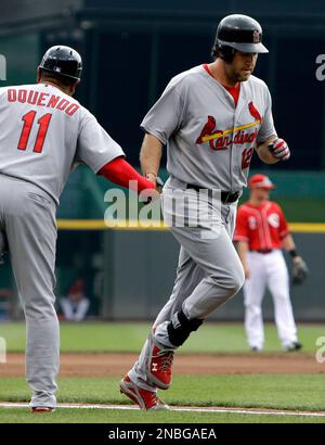 Lance Berkman after striking out during game 2 of the World Series