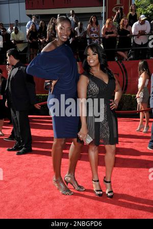 Lisa Leslie, Niecy Nash The 2011 ESPY Awards held at the Nokia Theatre