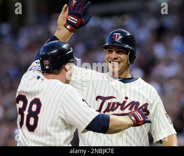 Minnesota Twins' Justin Morneau in a baseball game against the Kansas City  Royals, Friday, June 29, 2012, in Minneapolis. (AP Photo/Tom Olmscheid  Stock Photo - Alamy