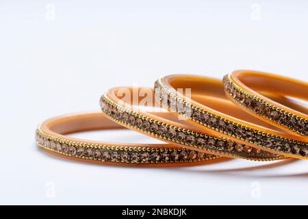 Cheap Fake bangles, Satara, Maharashtra, India Stock Photo