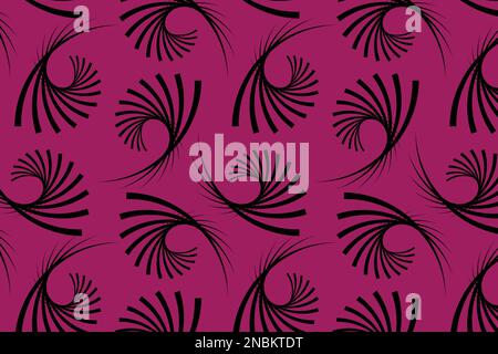 Vector seamless pattern. Modern stylish texture. Repeating abstract background with tangled line Stock Vector