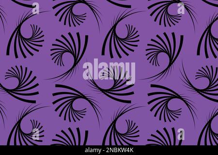 Vector seamless pattern. Modern stylish texture. Repeating abstract background with tangled line Stock Vector