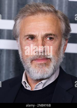 Culver City, United States. 13th Feb, 2023. CULVER CITY, LOS ANGELES, CALIFORNIA, USA - FEBRUARY 13: Austrian-German actor Christoph Waltz arrives at the Los Angeles Premiere Of Amazon Prime Video's 'The Consultant' Season 1 held at The Culver Theater on February 13, 2023 in Culver City, Los Angeles, California, United States. (Photo by Xavier Collin/Image Press Agency) Credit: Image Press Agency/Alamy Live News Stock Photo